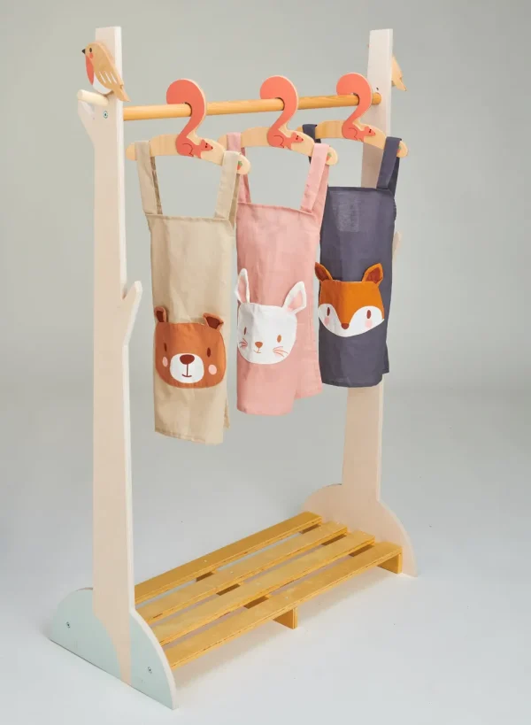 Child's Linen Apron (3 to 8 years) Rabbit