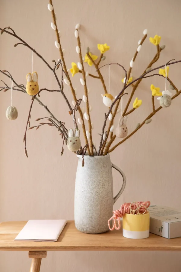 En Gry & Sif - handmade trio of birds