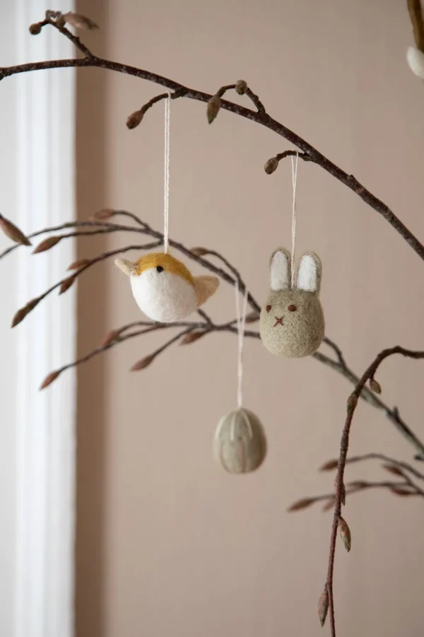En Gry & Sif - handmade trio of birds