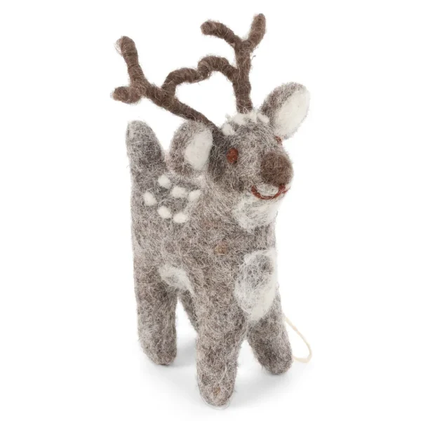 En Gry & Sif cute grey deer - small