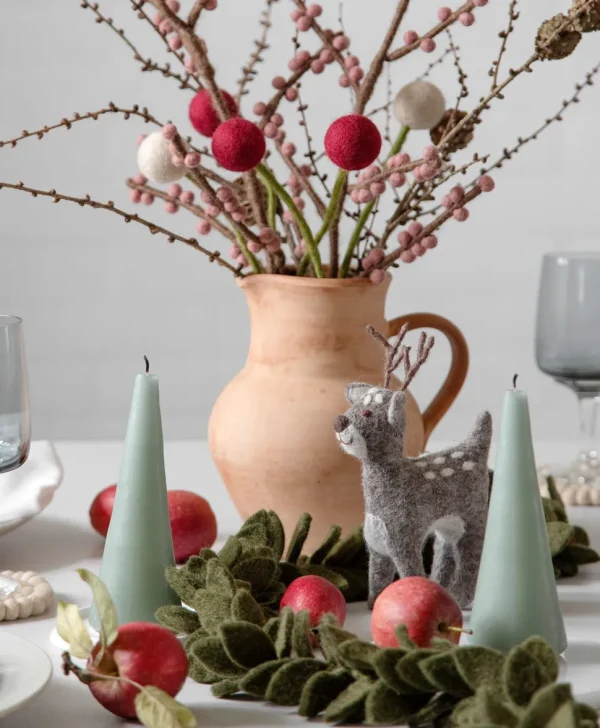 En Gry & Sif cute grey deer - small