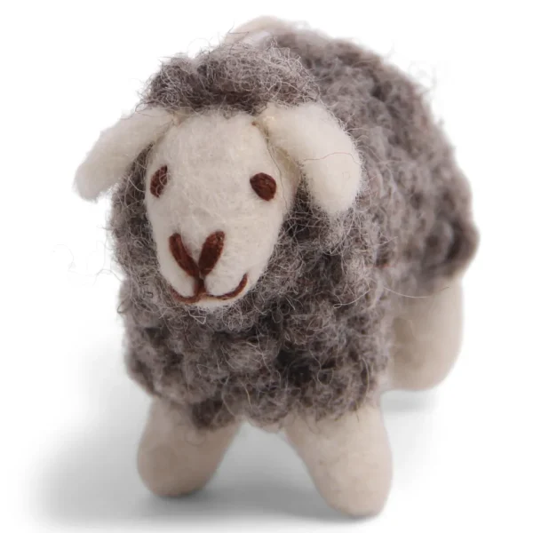 En Gry & Sif little woolly sheep - grey