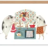 Greeting Card - Kitchen Piggies