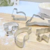 Mini biscuit cutters - bunnies / toadstool / tree / moon