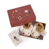 Moulin Roty Apres la Pluie baby slippers - sheep
