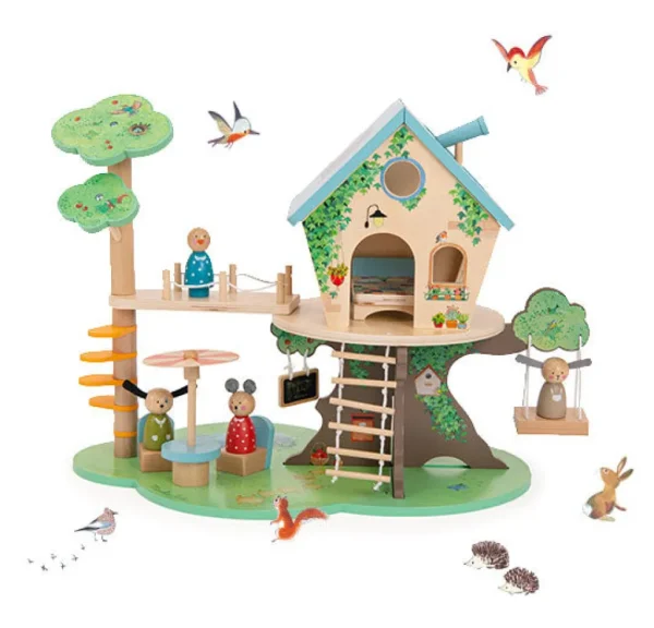 Moulin Roty Grand Family Wooden Treehouse