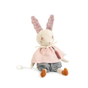 Moulin Roty musical linen rabbit