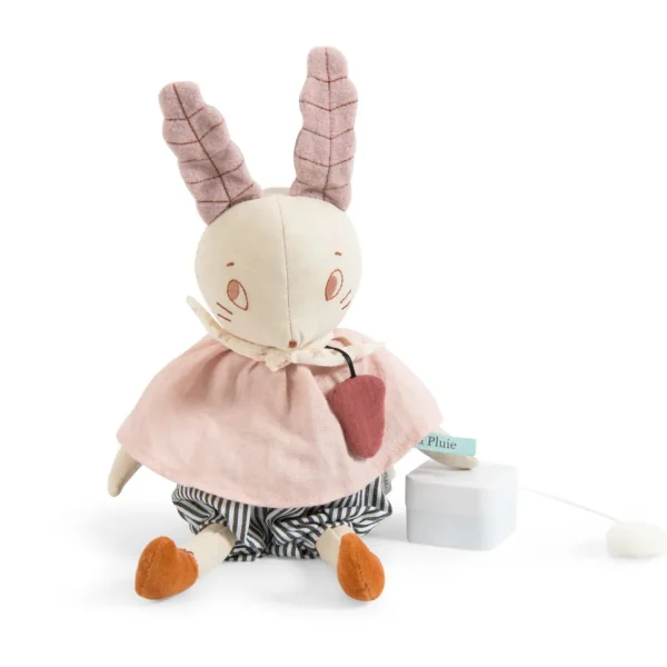 Moulin Roty musical linen rabbit
