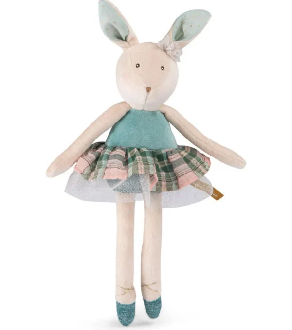 Moulin Roty Soft Blue Velvet Bunny