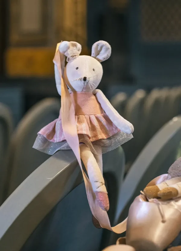 Moulin Roty Soft Pink Velvet Mouse