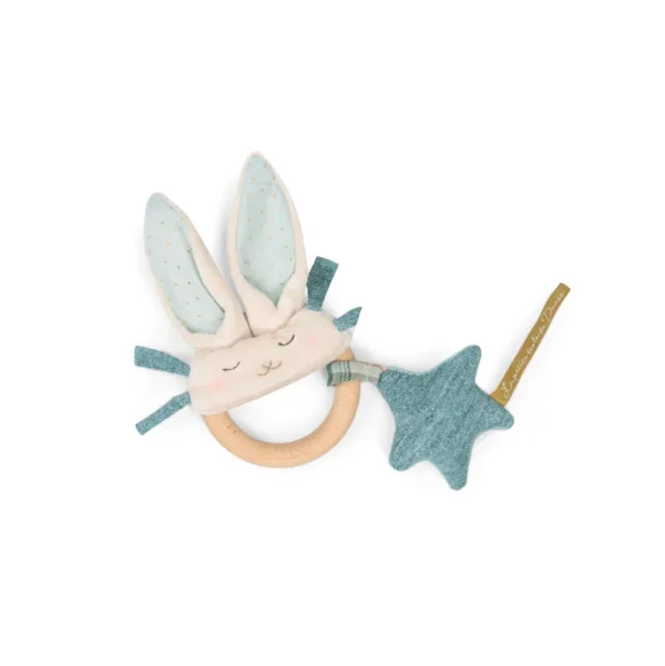 New Baby Gift Set - two blue bunnies