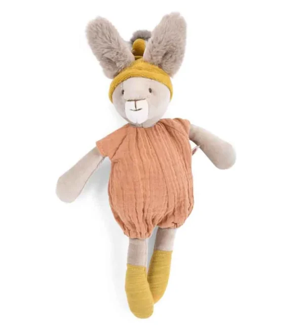 New Baby Gift-wrapped Set - Clay bunny & radish