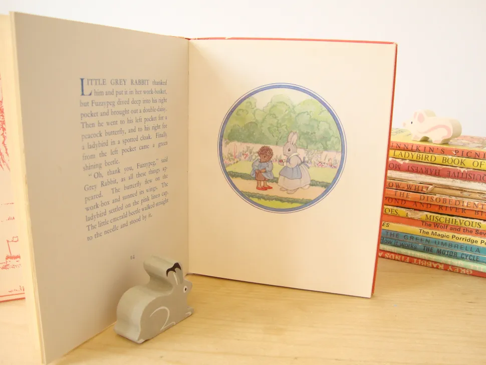 VINTAGE book - Little Grey Rabbit Makes Lace (1962)