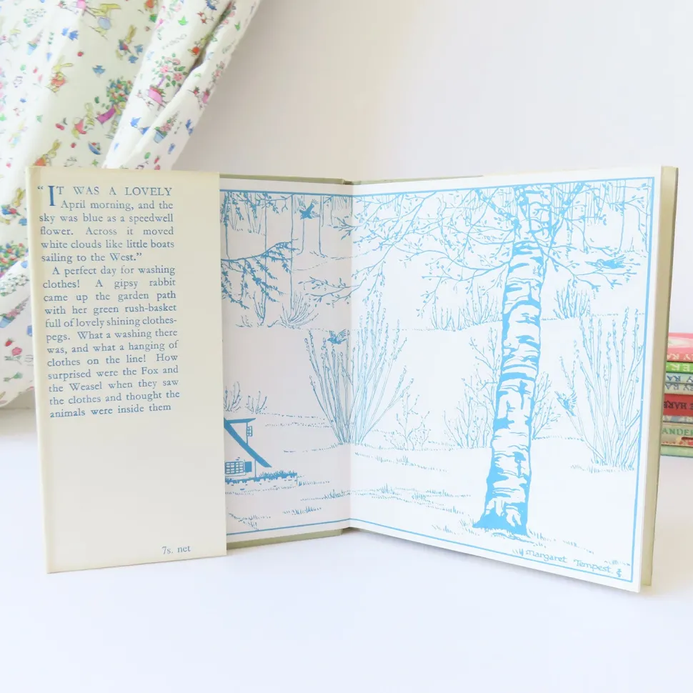 VINTAGE book - Little Grey Rabbit's Washing-Day with DJ (1969)