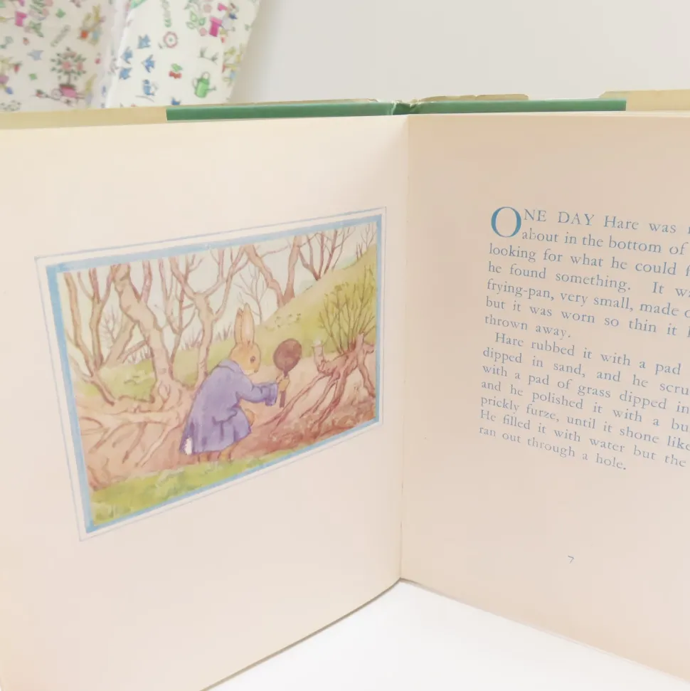 VINTAGE book - Little Grey Rabbit's Pancake Day with DJ (1967 - first edition)