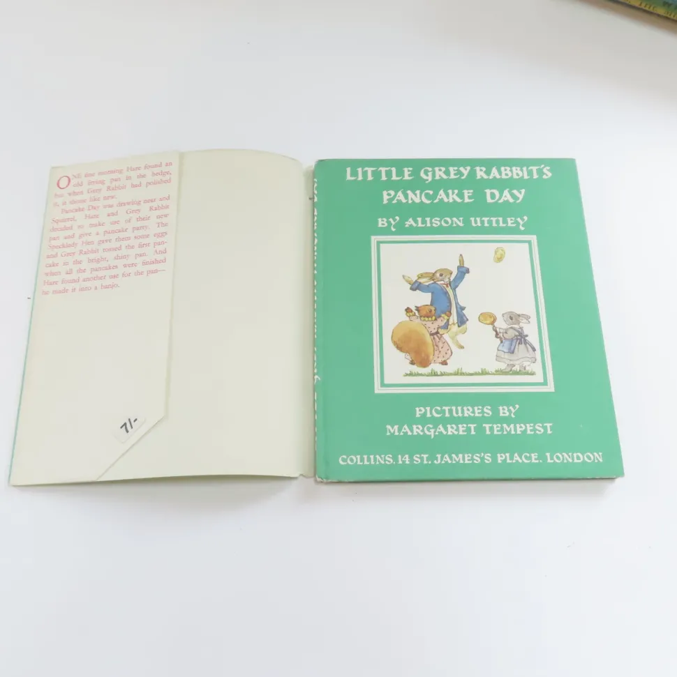 VINTAGE book - Little Grey Rabbit's Pancake Day with DJ (1967 - first edition)