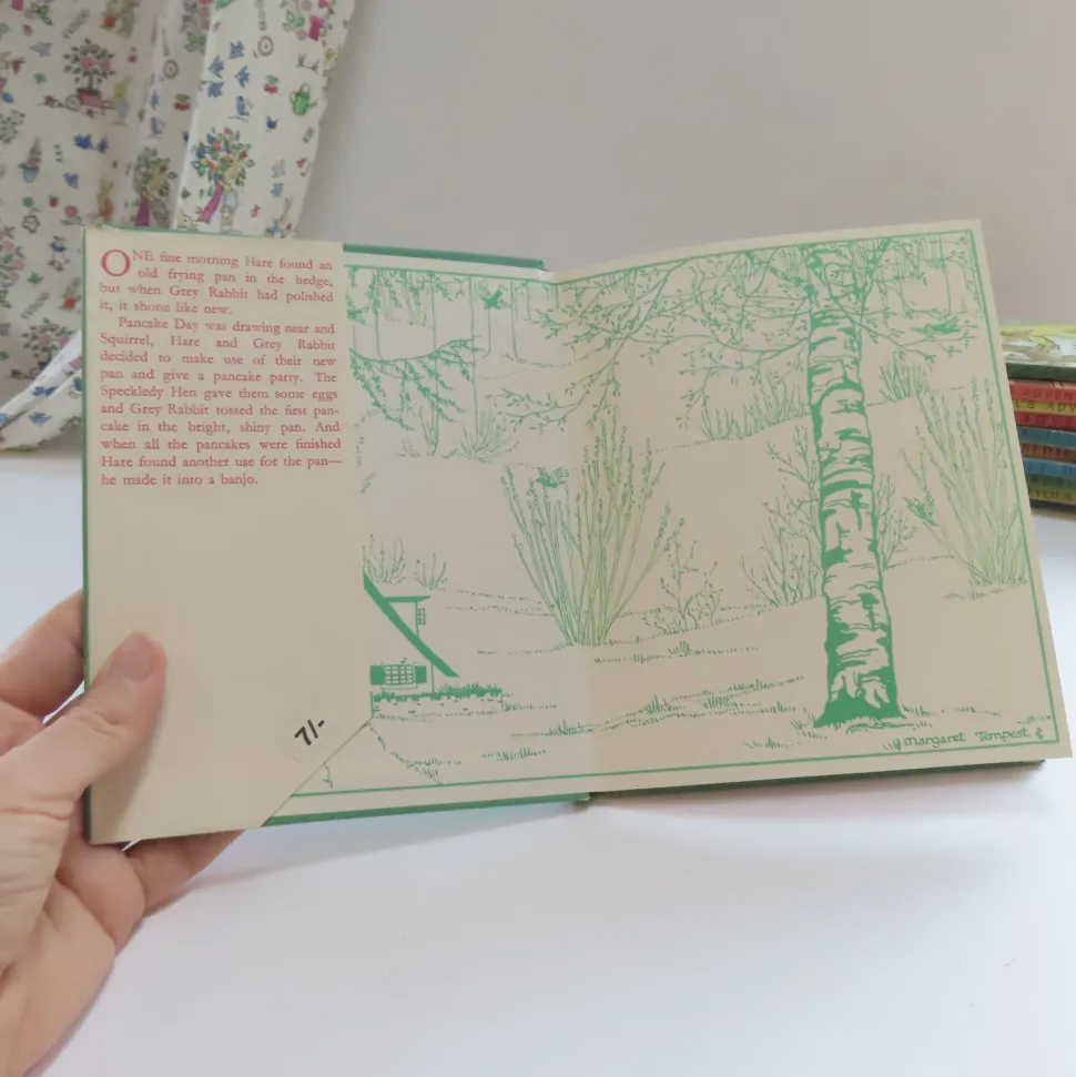 VINTAGE book - Little Grey Rabbit's Pancake Day with DJ (1967 - first edition)