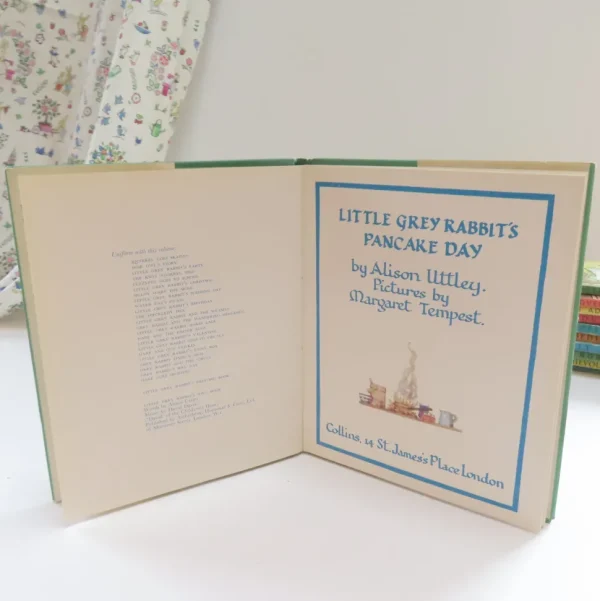 VINTAGE book - Little Grey Rabbit's Pancake Day with DJ (1967 - first edition)
