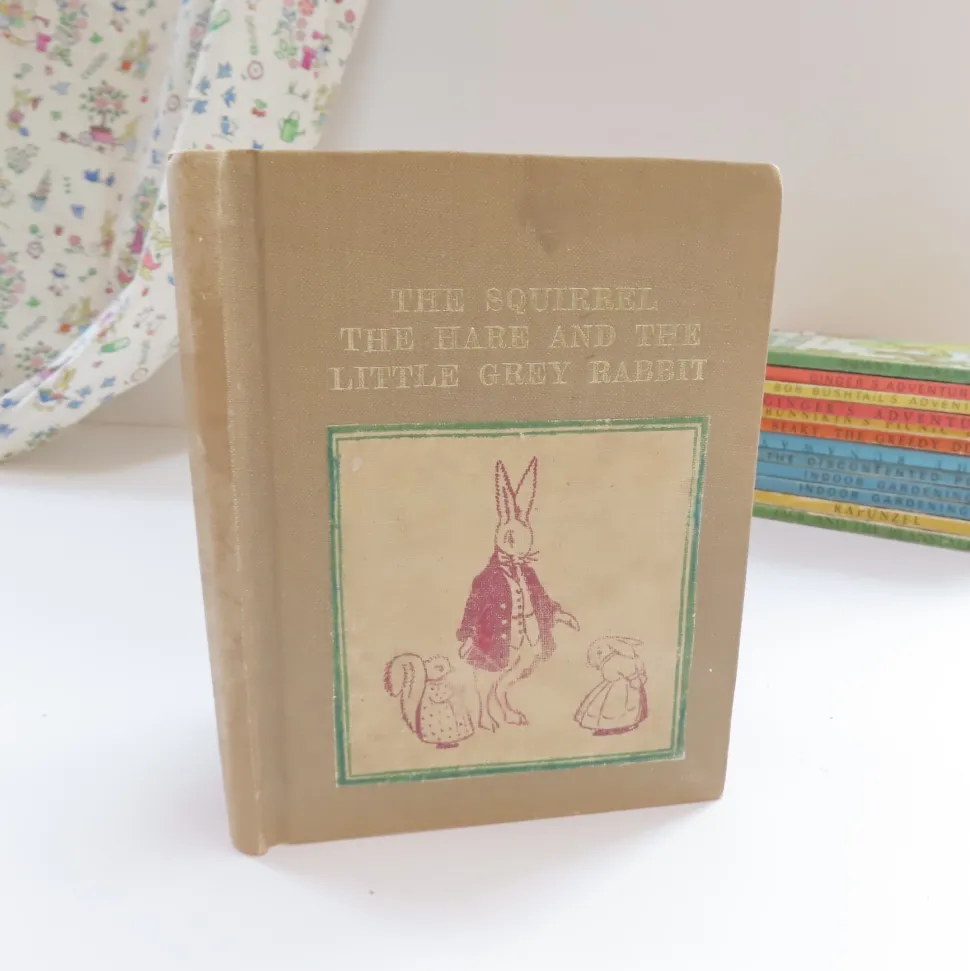 VINTAGE book - The Squirrel The Hare and The Little Grey Rabbit (1945)