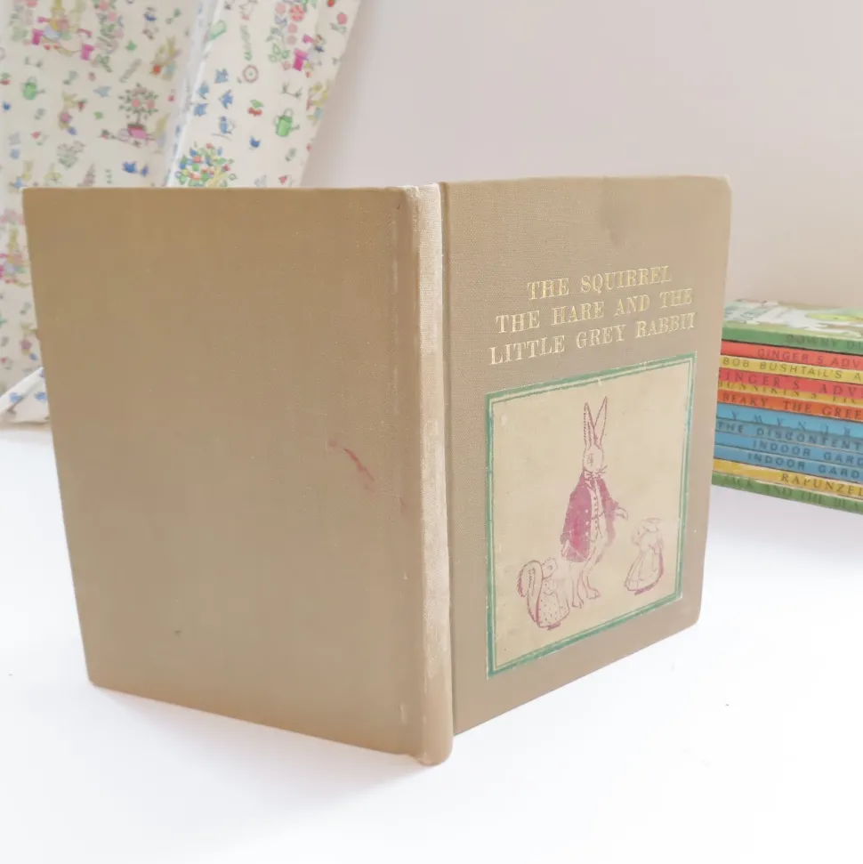 VINTAGE book - The Squirrel The Hare and The Little Grey Rabbit (1945)