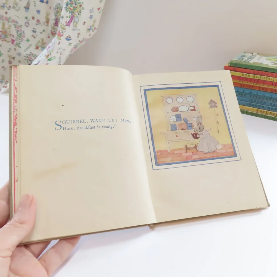VINTAGE book - The Squirrel The Hare and The Little Grey Rabbit (1945)