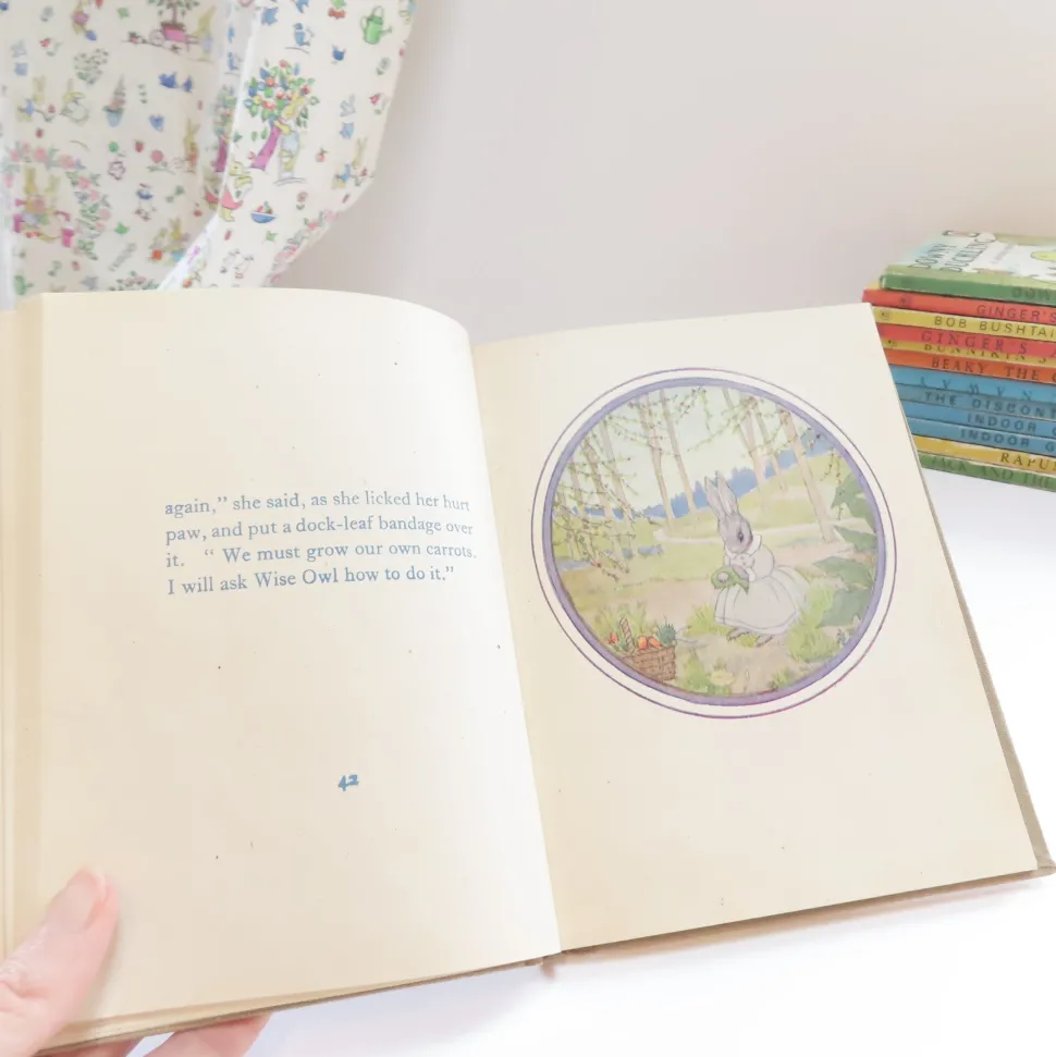 VINTAGE book - The Squirrel The Hare and The Little Grey Rabbit (1945)