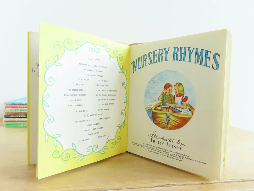 VINTAGE children's book - Nursery Rhymes (1945)