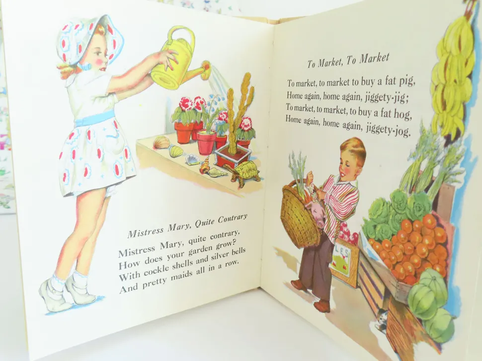 VINTAGE children's book - Nursery Rhymes (1945)