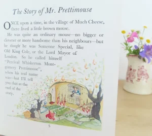 VINTAGE children's book - The Story of Mr Prettimouse (late 1940s?)