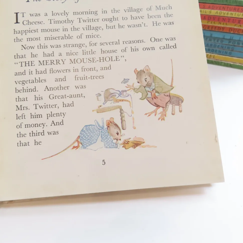 vintage_childrens_book__t_2.webp VINTAGE children's book - The Story of Timothy Twitter (first edition, 1946)