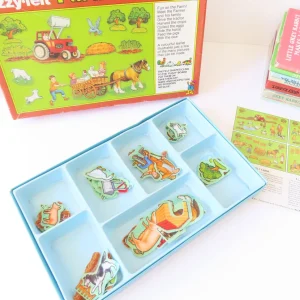 VINTAGE Fuzzy-Felt play set - Farm