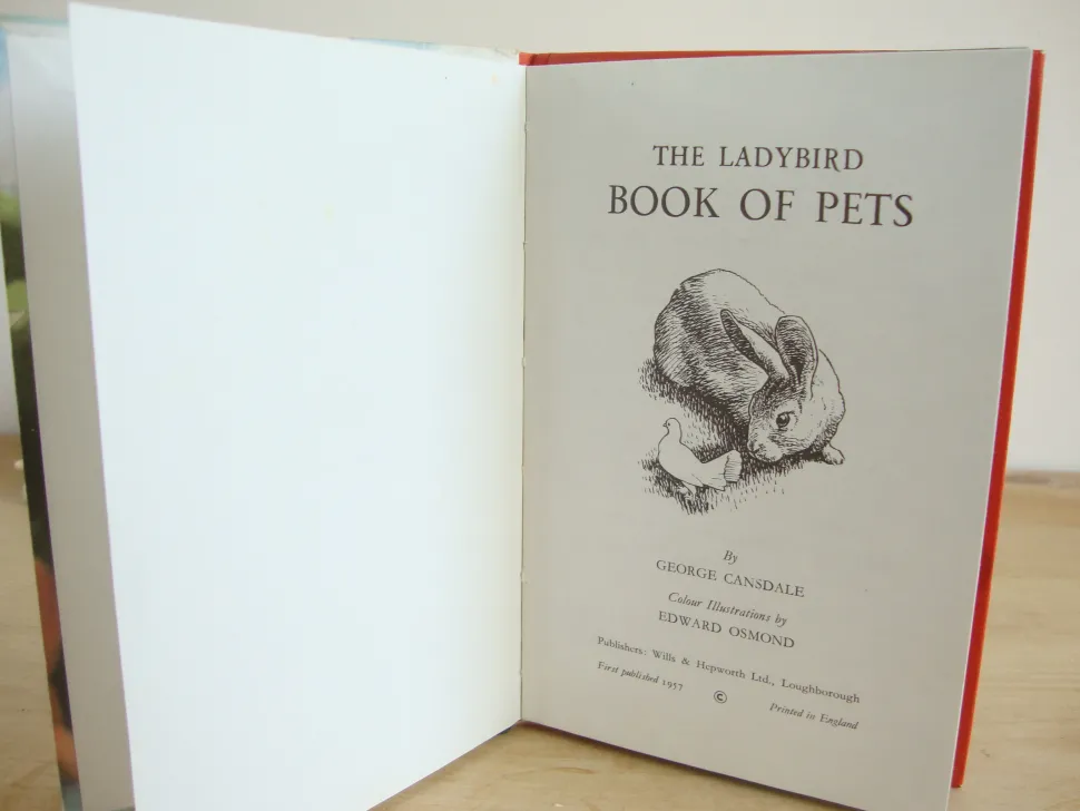 VINTAGE Ladybird - Book of Pets (1967)