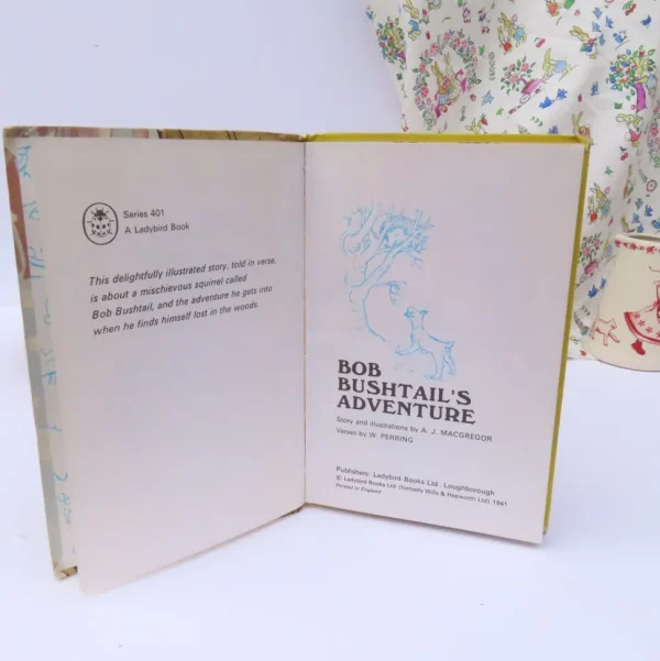 VINTAGE Ladybird book - Bob Bushtail's Adventures (1973)
