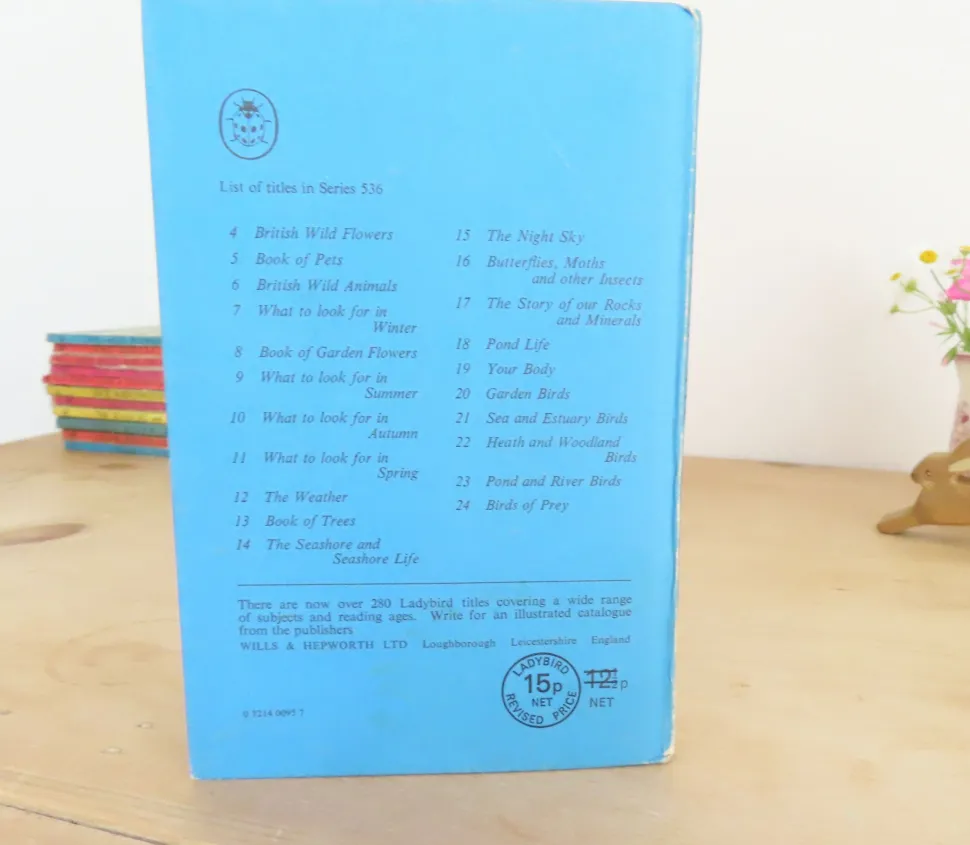 VINTAGE Ladybird book - British Wild Animals (1971)