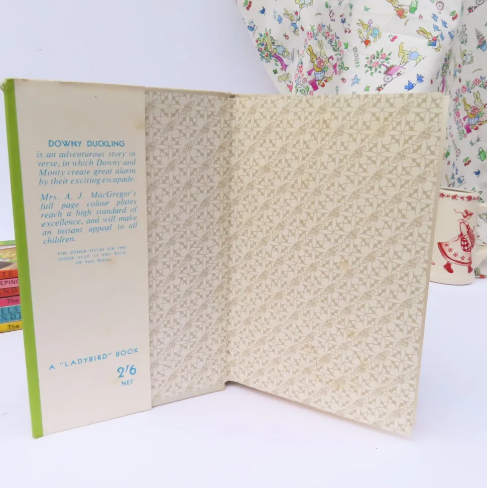 VINTAGE Ladybird book - Downy Duckling with DJ (mid 1950s)