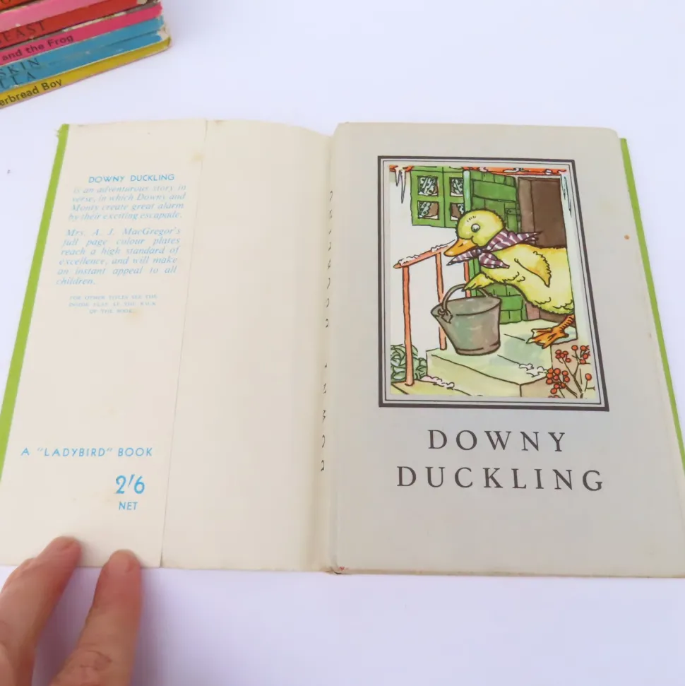 VINTAGE Ladybird book - Downy Duckling with DJ (mid 1950s)