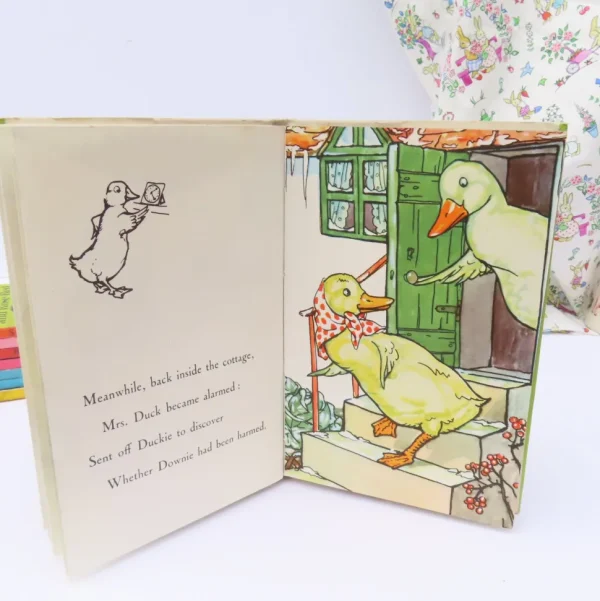 VINTAGE Ladybird book - Downy Duckling with DJ (mid 1950s)