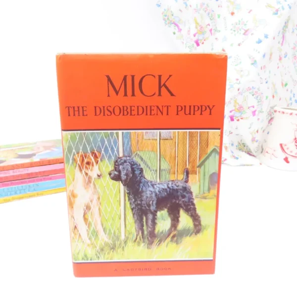 VINTAGE Ladybird book - Mick the Disobedient Puppy with DJ (late 1950s)