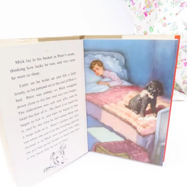 VINTAGE Ladybird book - Mick the Disobedient Puppy with DJ (late 1950s)