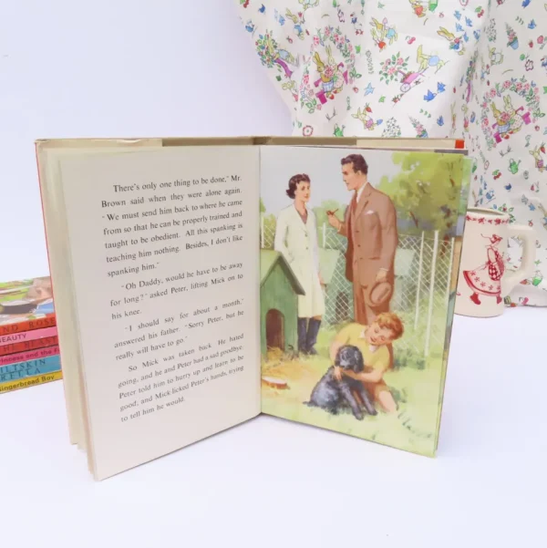 VINTAGE Ladybird book - Mick the Disobedient Puppy with DJ (late 1950s)