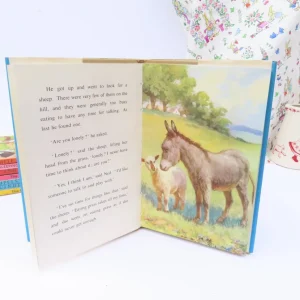 VINTAGE Ladybird book - Ned the Lonely Donkey with DJ (late 1950s)