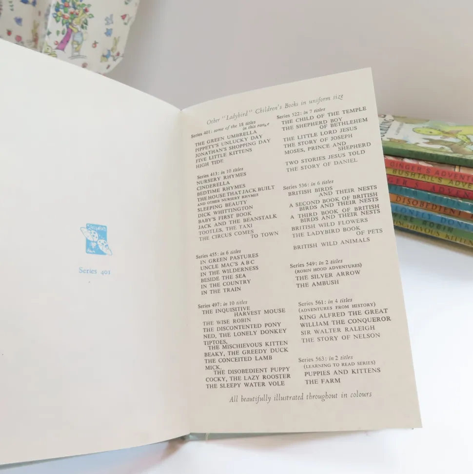 VINTAGE Ladybird book - The Runaway with DJ (late 1950s)