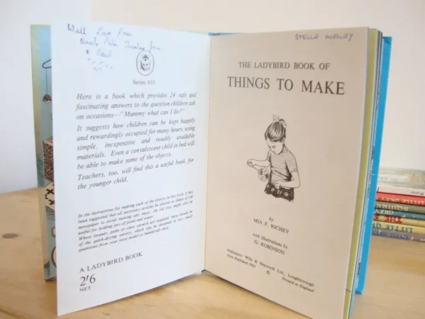 VINTAGE Ladybird book - Things to Make (c. 1967)