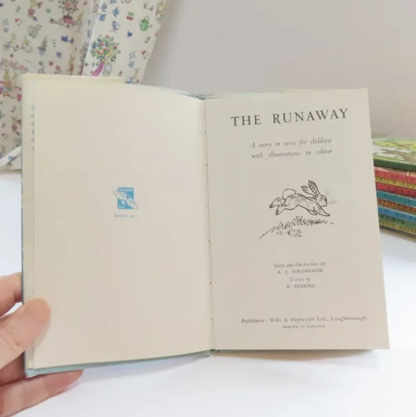 VINTAGE Ladybird book - The Runaway with DJ (late 1950s)
