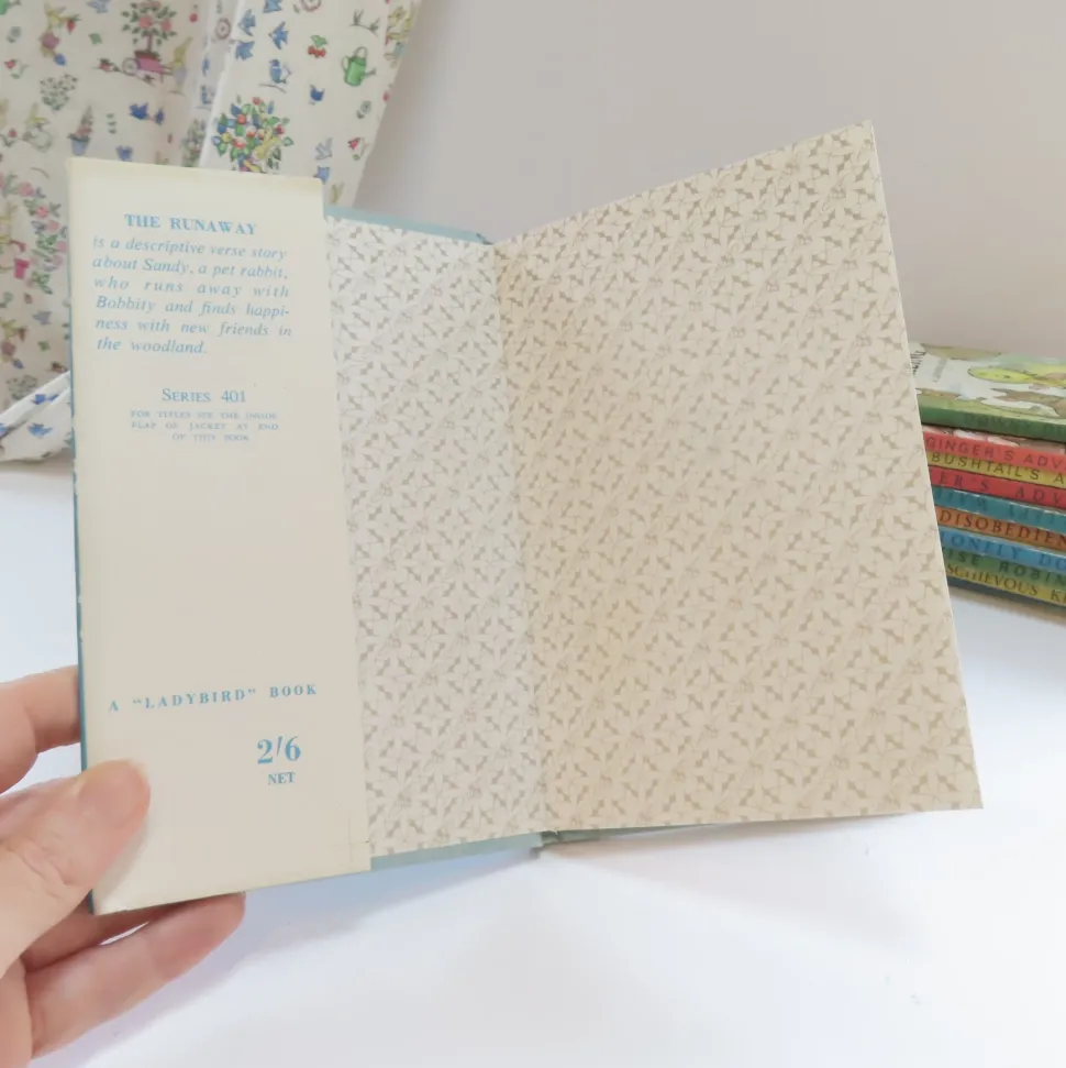 VINTAGE Ladybird book - The Runaway with DJ (late 1950s)