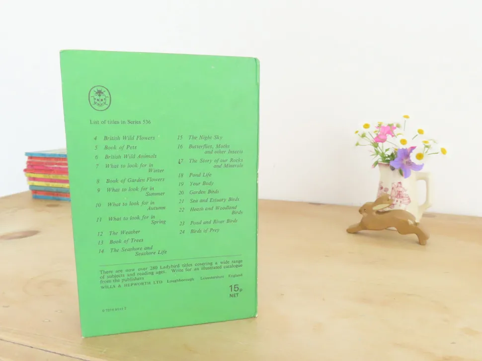 VINTAGE Ladybird book of Heath and Woodland Birds (1971)