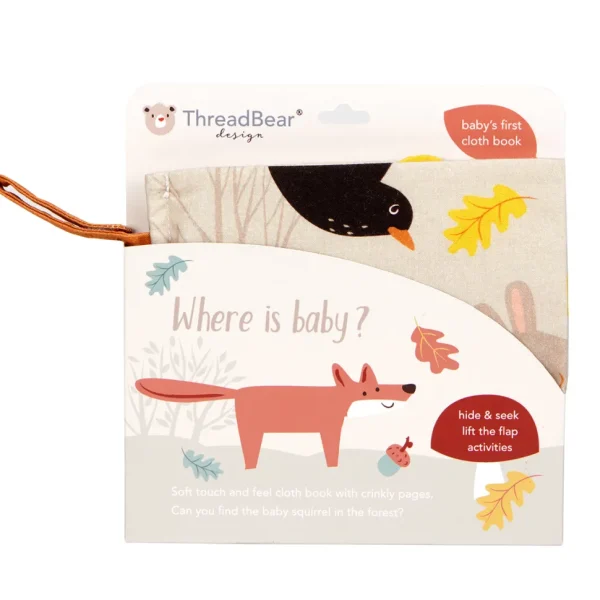 Where is Baby? Woodland crinkly cloth book