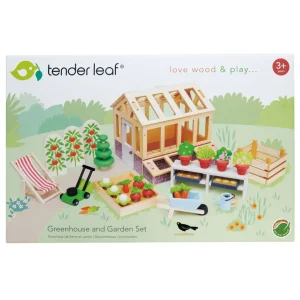 Wooden Greenhouse & Garden