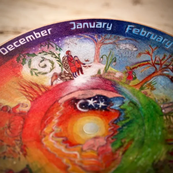 Wooden season wheel - Around the Year